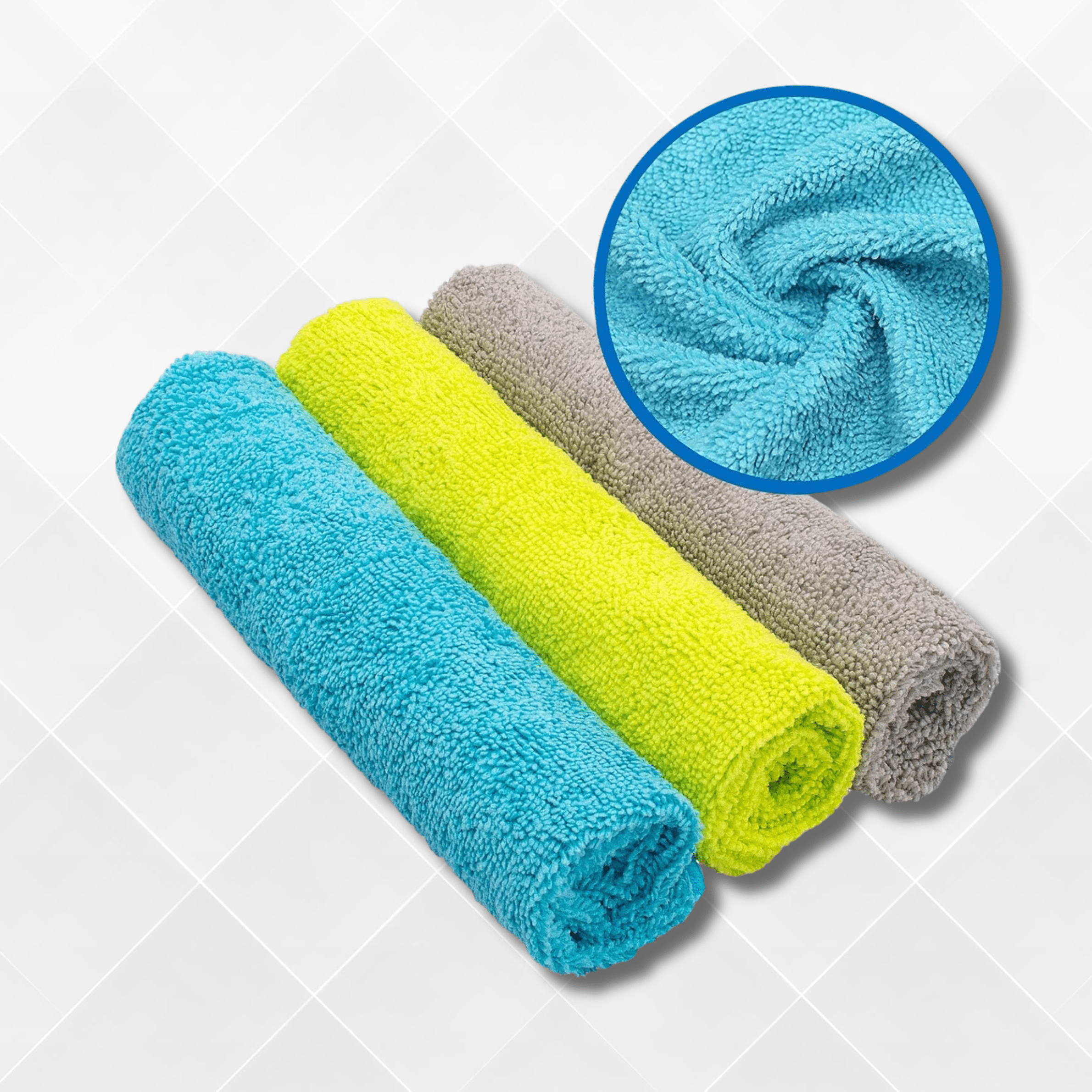 3 Pack Microfiber Towels