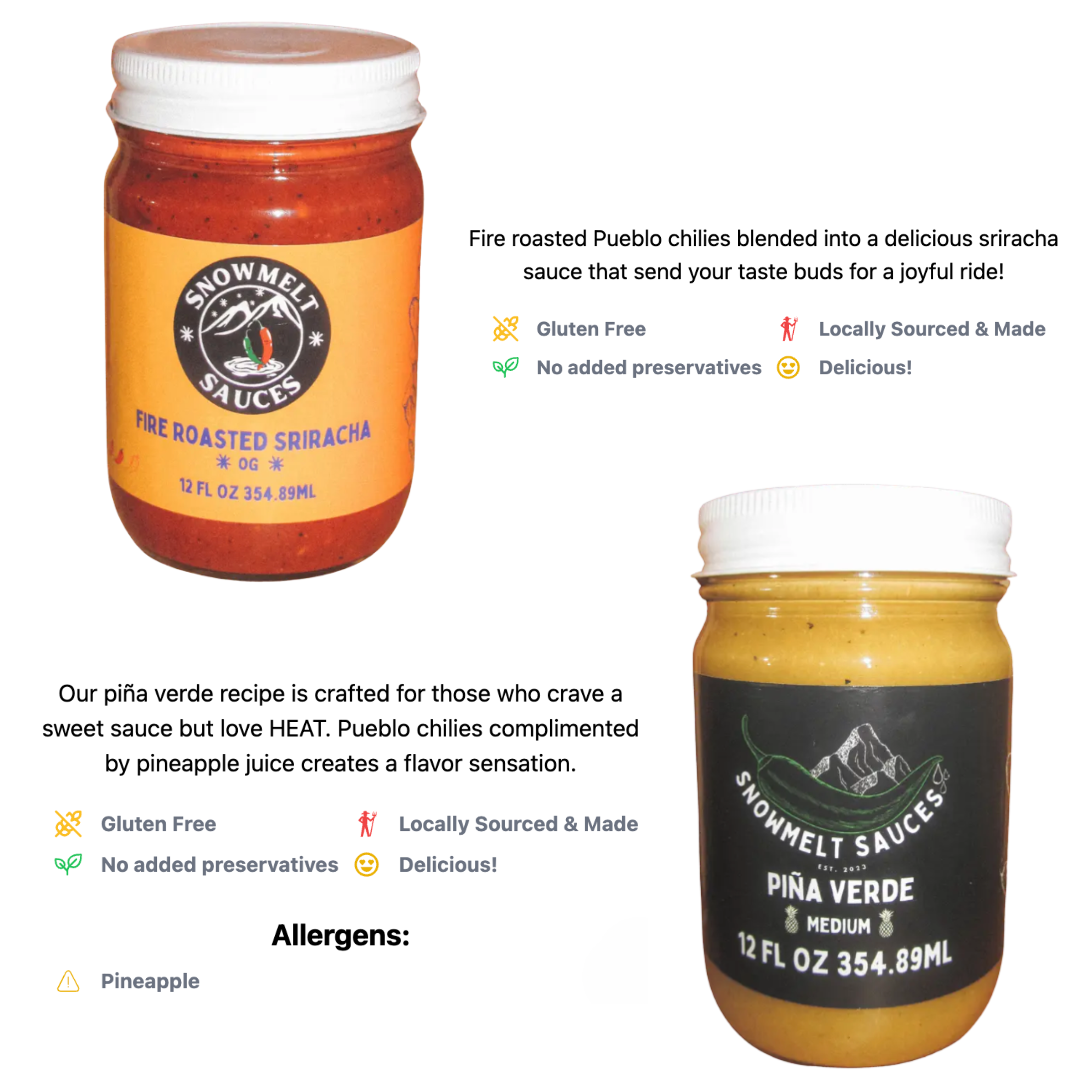 SnowMelt Sauce 2-pack