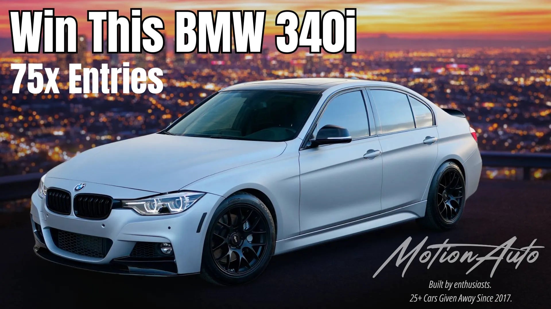 BMW 340i xDrive giveaway by MotionAutoTV – enter to win