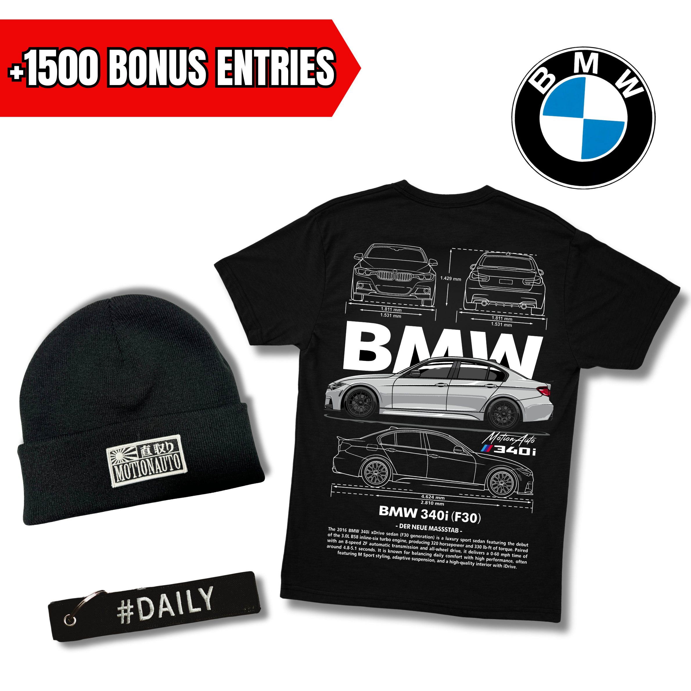 340i Daily Driver Bundle + 1500 Bonus Entries