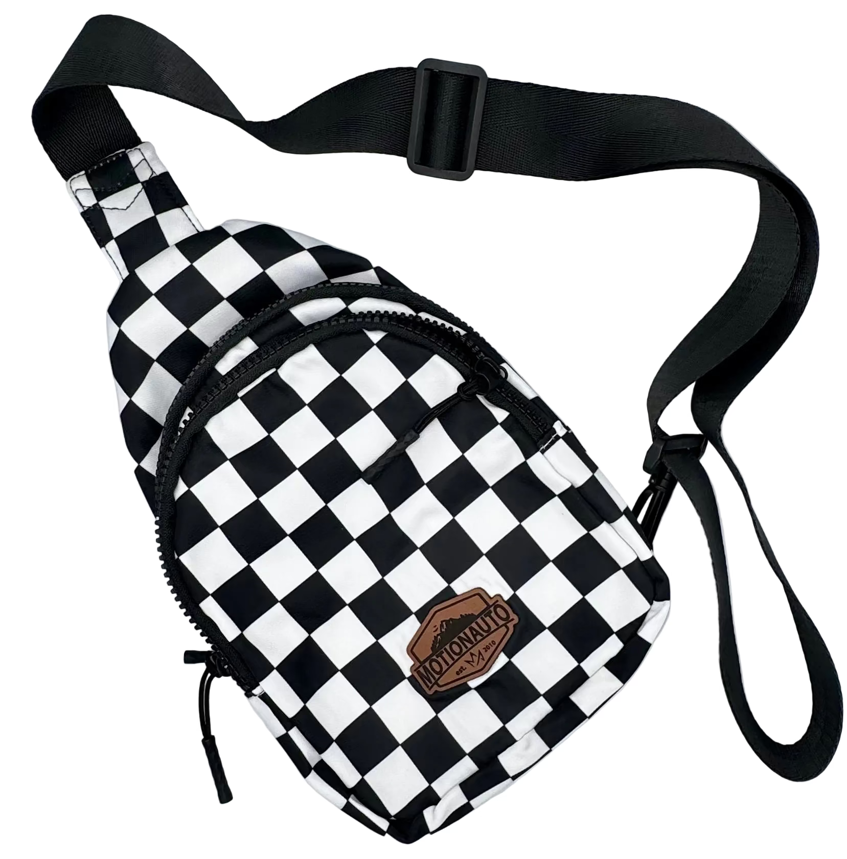 Checkered Finish Crossbody