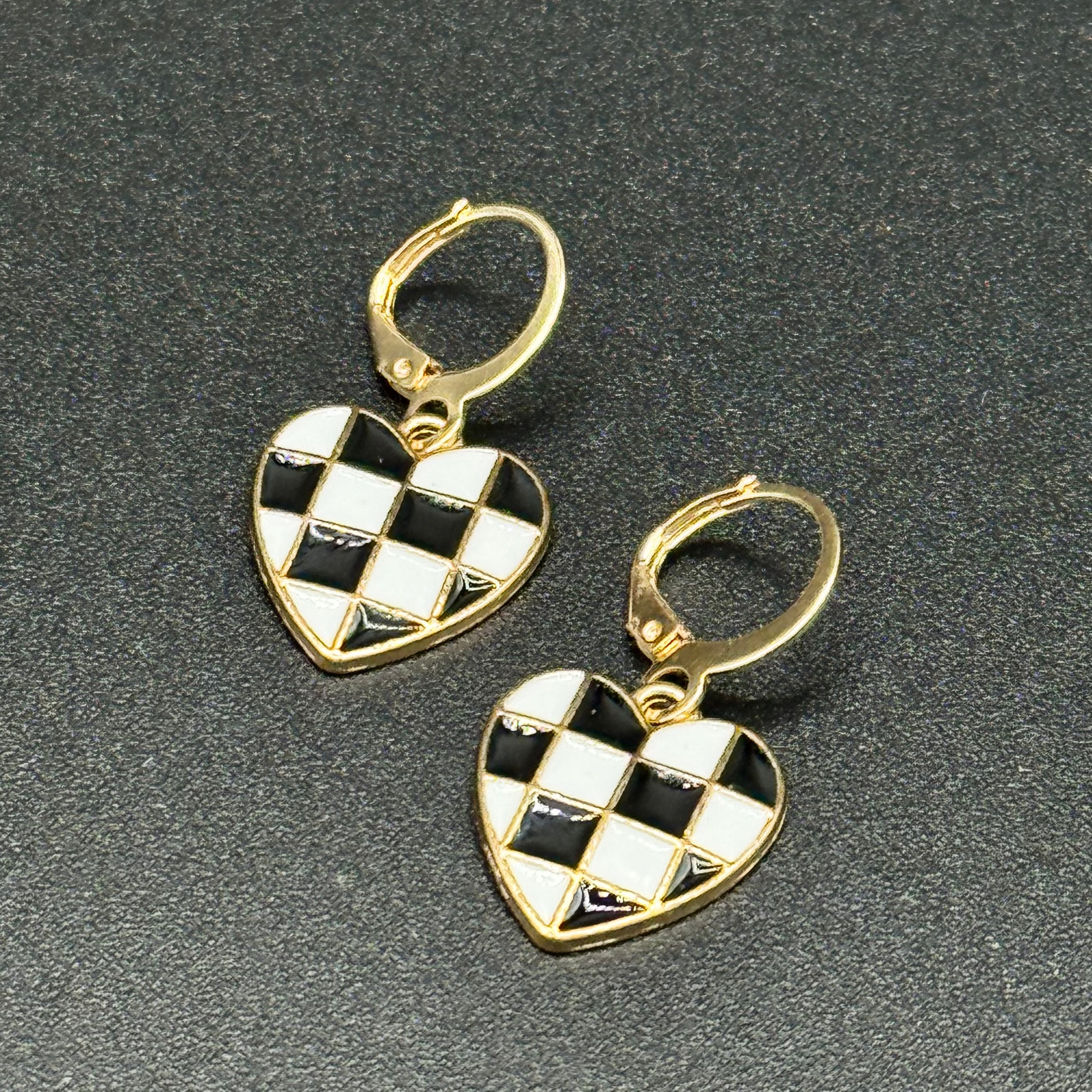 Racing Hearts Earrings