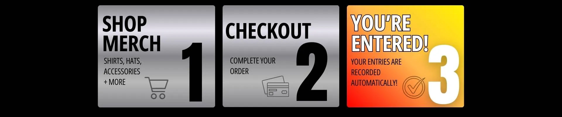 How to enter the BMW 340i giveaway – shop, checkout, automatic entries