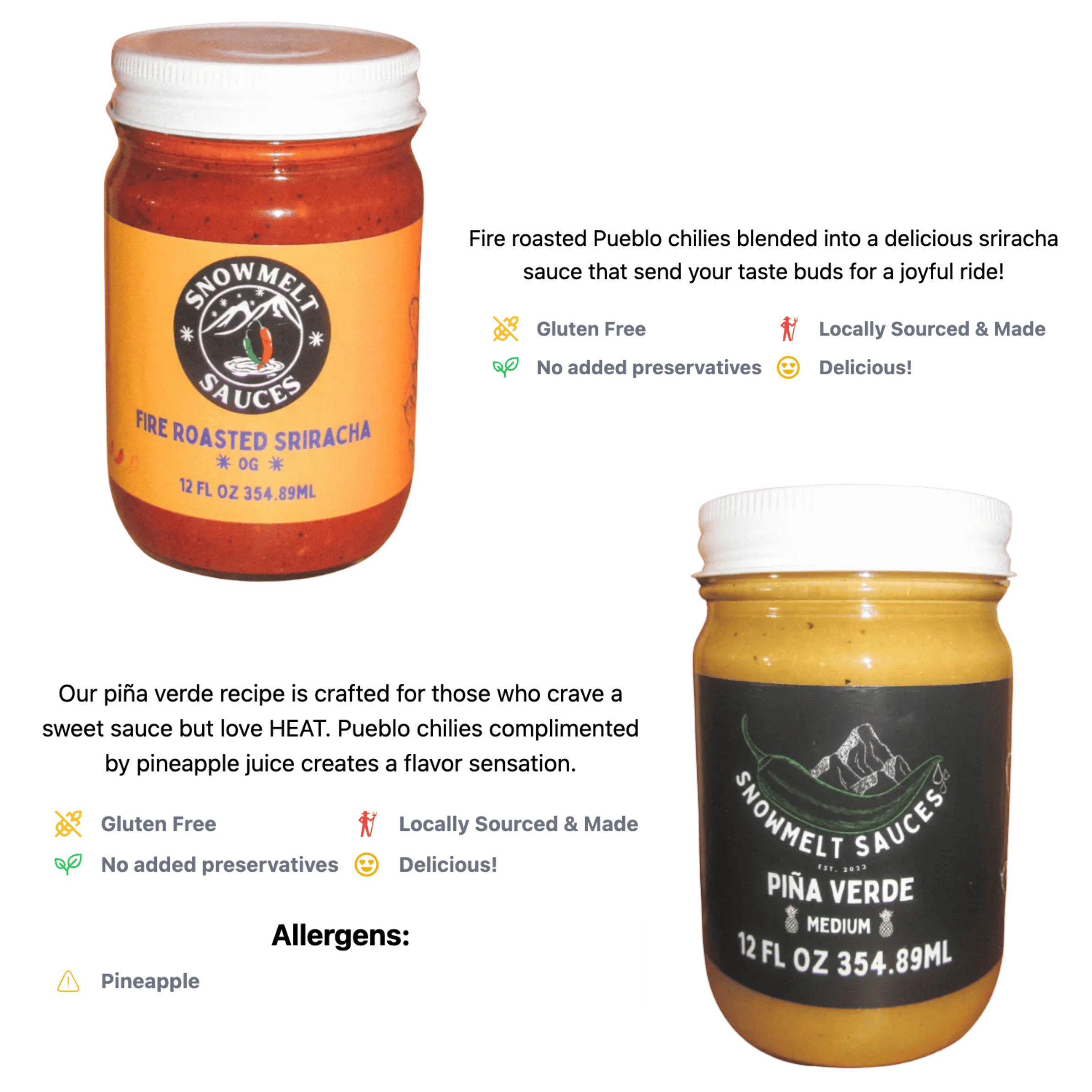 SnowMelt Sauce 2-pack